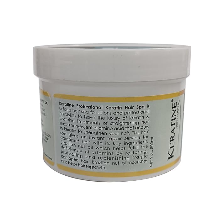 Keratine Professional Hair Spa Smooth Therapy - With Deep Nourishment (500ml)