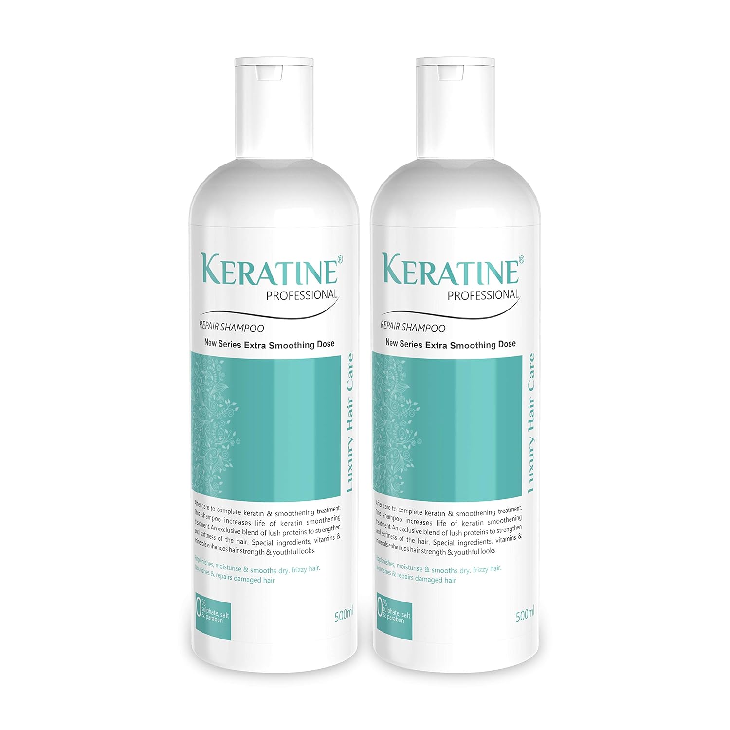 Keratine Hair Shampoo with Keratin & Natural Oils 500ml – Strengthens and Nourishes for Healthy Hair