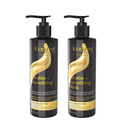 Keratine Smoothening Shampoo And Hair Mask - Strengthen and Revitalize - For Dry, Damaged, and Curly Hair