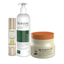 Keratine Professional Argan Oil Sulphate Free Shampoo, Mask And Serum - Nourishing Formula
