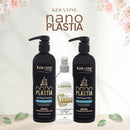Keratine Nano Plastia Hair Repair Shampoo & Mask Combo 500 ml Each With 100 ml Serum