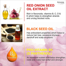 Keratine Onion & Black Seed Shampoo - With Hair Fall Defense