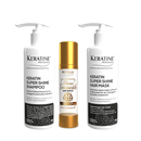 Keratine Super Shine Shampoo, Mask and Serum - Improve Shine and Strength - Nourishing Formula