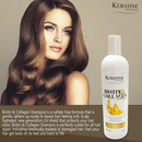 Keratine Professional – Collagen Shampoo with Strength & Shine – 500ml & Revitalizes and Strengthens for Radiant Hair