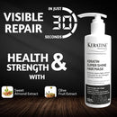 Keratine Super Shine Hair Mask For Healthy And Shiny Hair (For Healthy and shiny hair) - Nourishing Formula