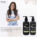 Keratine Super Smooth Repair Hair Shampoo & Mask (300ml Each) - Nourishing Formula