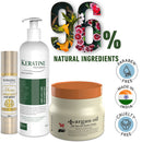 Keratine Professional Argan Oil Sulphate Free Shampoo, Mask And Serum - Nourishing Formula