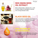 Sulphate-Free Red Onion Oil Hair Serum - Nature’s Best Defense Against Hair Fall (50ml)