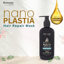 Keratine Professional – Nano Plastia Hair Repair Mask – 300ml & Intensive Repair & Smoothness & Ideal for Damaged and Dry Hair