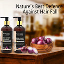 Keratine Sulphate Free Red Onion Oil Hair Shampoo And Conditioner (300ml) - Nourishing Formula