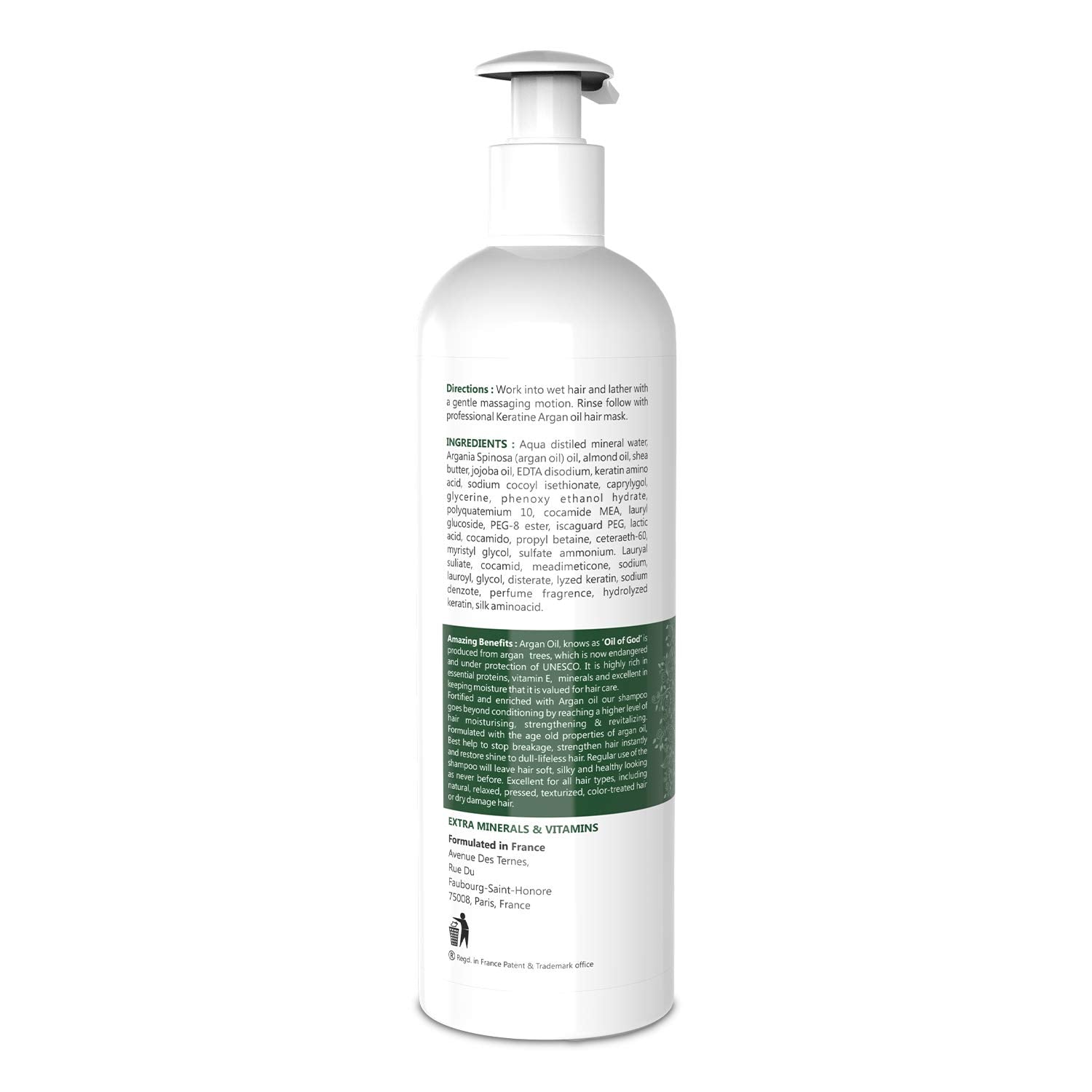 Keratine Professional Argon Oil Shampoo 500 ml