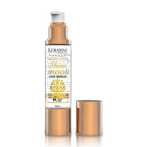Experience luxurious professional care with Keratine Professional Shine Smooth Hair Serum, enriched ...