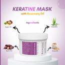 Keratine Smoothing Shampoo And Mask With Rosemary Oil 500Ml - With Rosemary Oil 500ml (500ml)