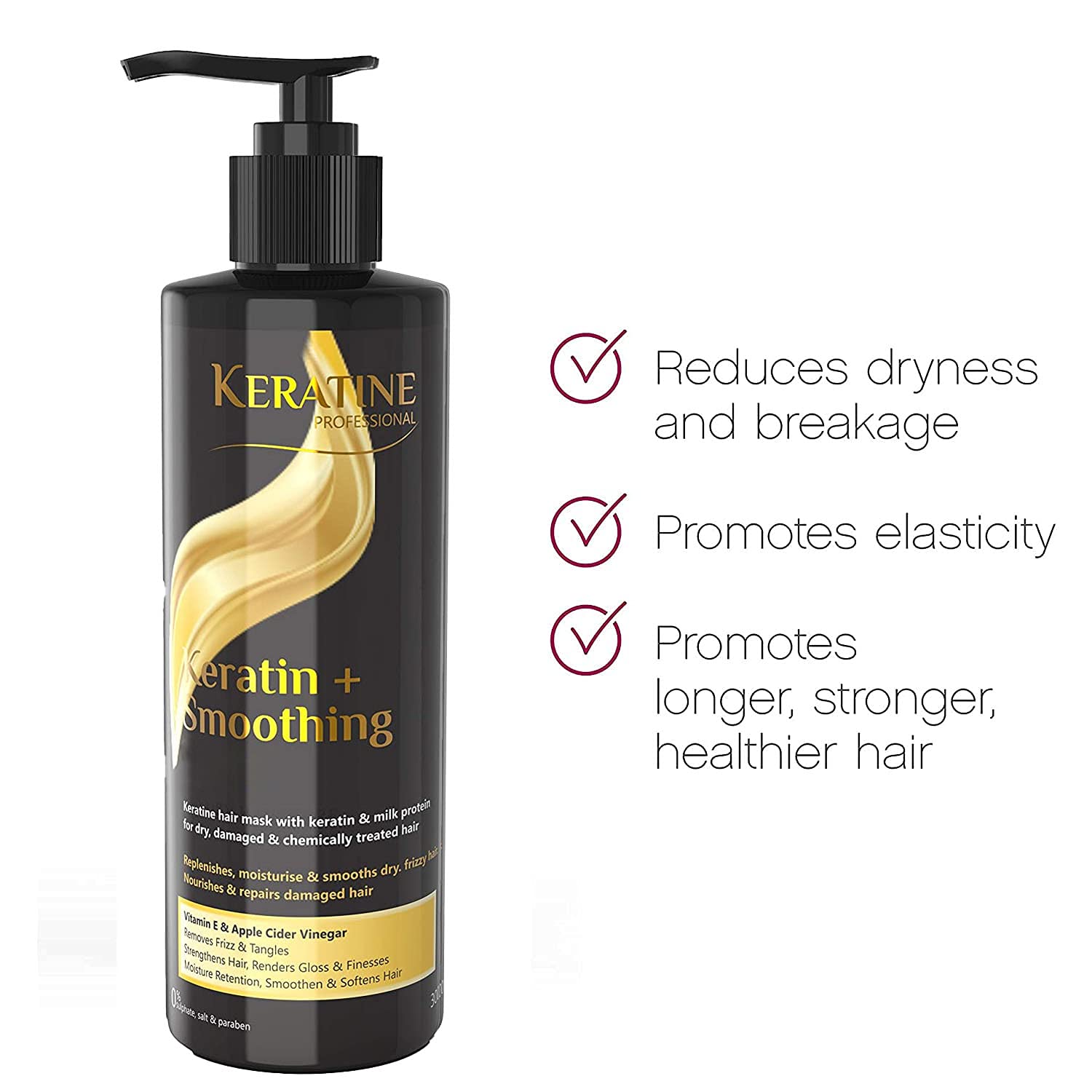 KERATINE PROFESSIONAL Keratin + Smoothing Shampoo (300 ML)