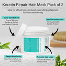 Keratine Smoothing Mask  (500ml) – Nourishing Formula