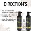 Keratine Super Smooth Hair Care Trio (300ml) - Nourishing Formula