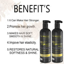 Keratine Super Smooth Repair Hair Shampoo and Mask - Deep Repair and Smoothness