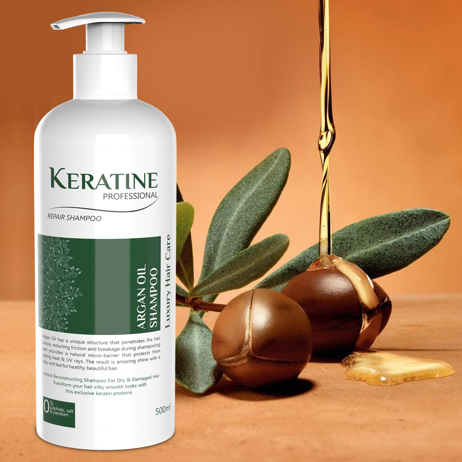 Keratine Professional Argon Oil Shampoo 500 ml