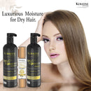 Keratine Super Smooth Repair Hair Shampoo & Mask (500ml)  + Shiner Boost Hair Serum (50ml) - Nourishing Formula