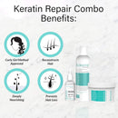 Keratine Professional Combo Kit, Repair Hair Shampoo & Mask - With Keratine (500ml)