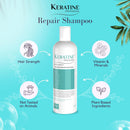 Keratine Professional Combo Kit, Repair Hair Shampoo & Mask - With Keratine (500ml)