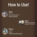 Keratine Sulphate Free Red Onion Oil Hair Shampoo, Conditioner 300ml And Serum (300ml) - Nourishing Formula