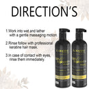 Keratine Super Smooth Repair Hair Shampoo and Mask - Deep Repair and Smoothness