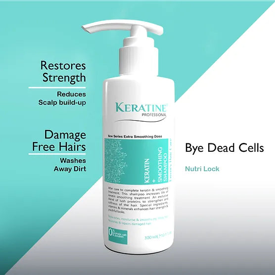 Keratine Hair Shampoo - Nourish and Strengthen - With Keratin Protein