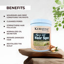 Keratine Professional Argan Oil Hair Spa - With Deep Nourishment & Shine (1000ml)