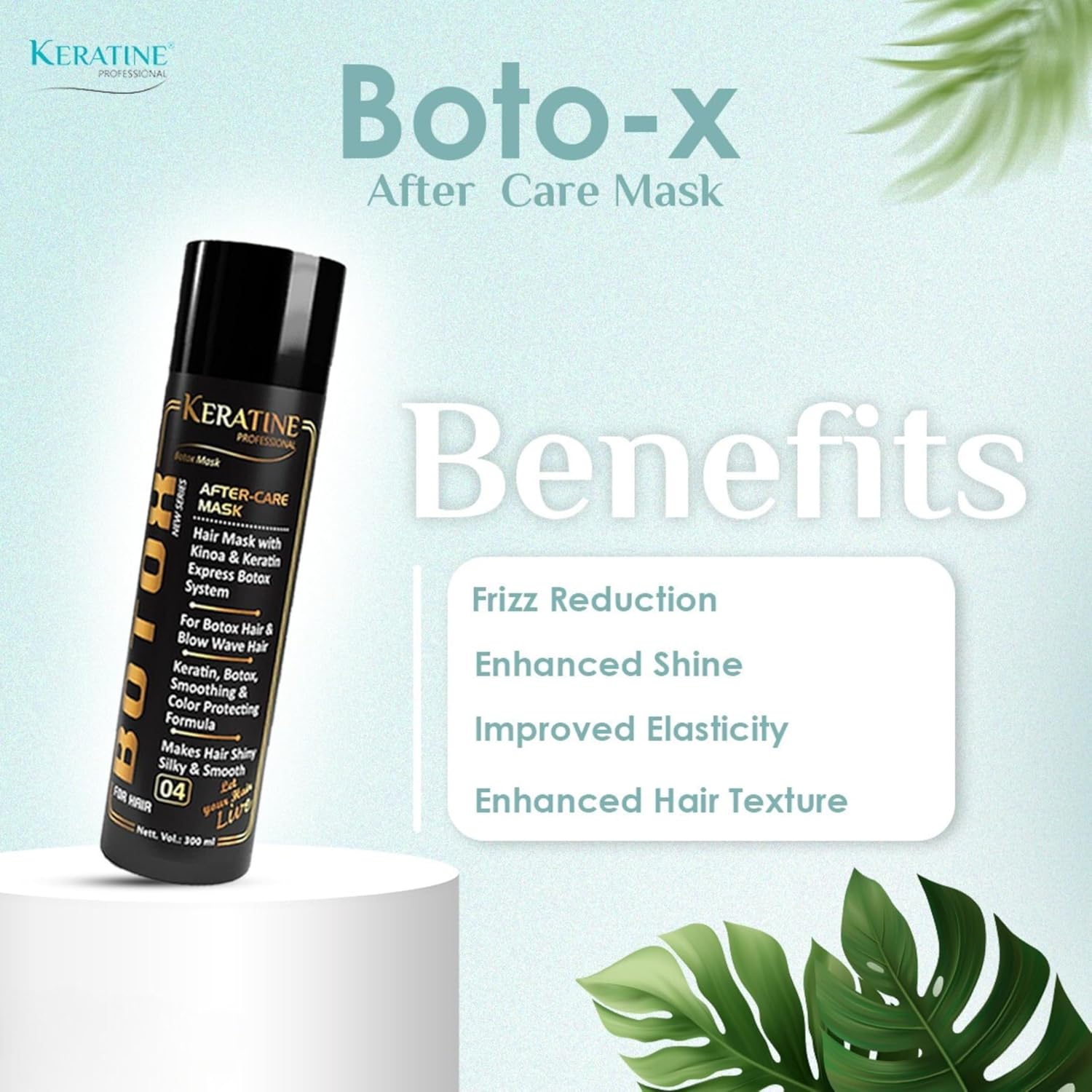 Keratine Professional Protein Repair Mask - With Repair & Hydrate (300ML) — Shampoo (view 2)
