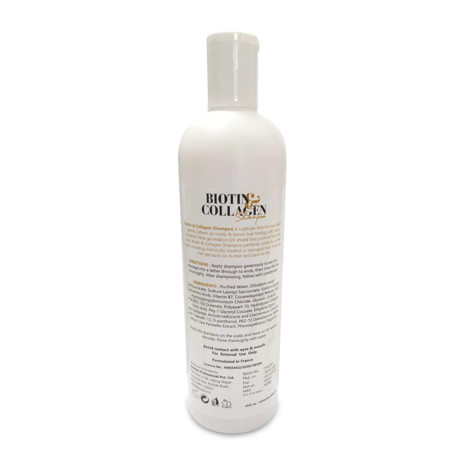 Keratine Professional – Collagen Shampoo with Strength & Shine – 500ml & Revitalizes and Strengthens for Radiant Hair — Shampoo (view 2)