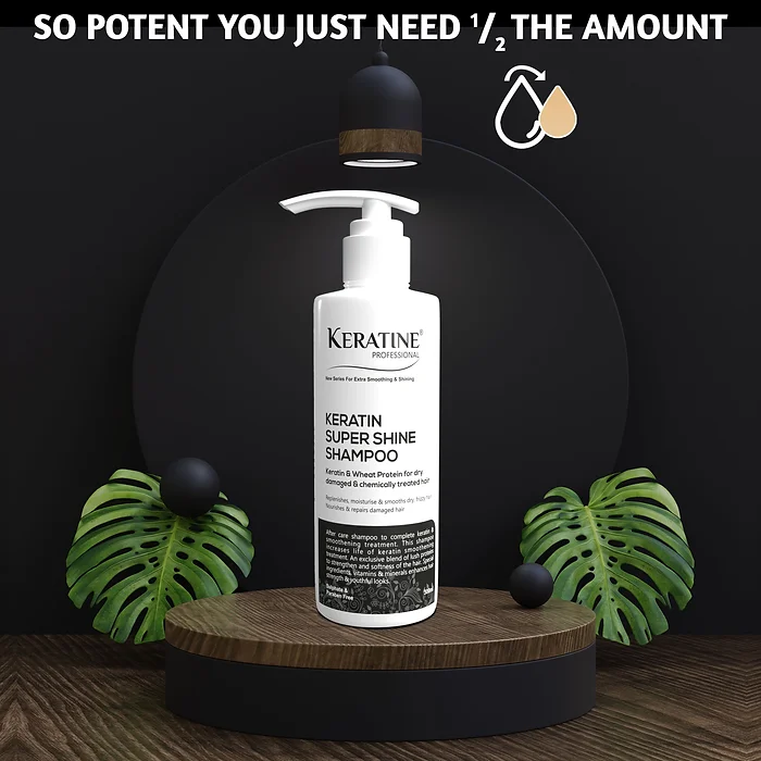 Keratine – Super Shine Shampoo with Increased Strength & Smoothness – 500ml & Enhances Shine for Healthy Hair — Shampoo (view 8)