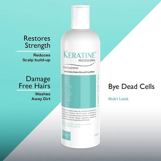 Keratine Hair Shampoo - Nourish and Strengthen - With Keratin Protein — Shampoo (view 4)