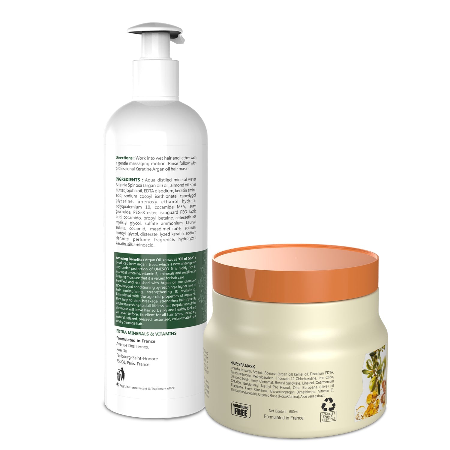 Keratine Professional Argan Oil Sulphate - Nourishing Formula — Combo (view 2)