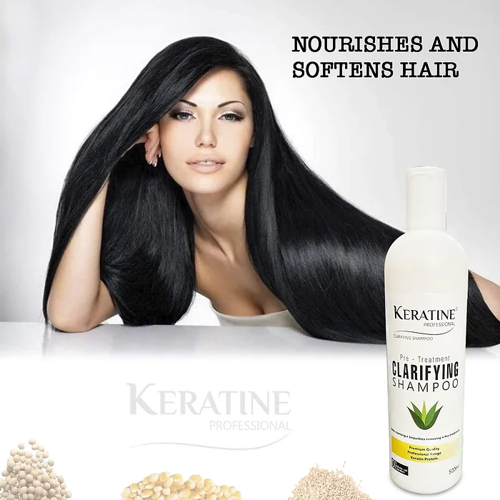 Keratine Professional Clarifying Shampoo - With Salon Use (500ml) — Pre Shampoo (view 3)