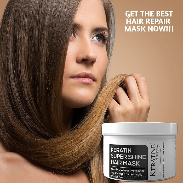 Keratine Professional – Super Shine Hair Mask – 500ml & Deep Repair & Shine & For Dry Hair — Hair Mask (view 5)