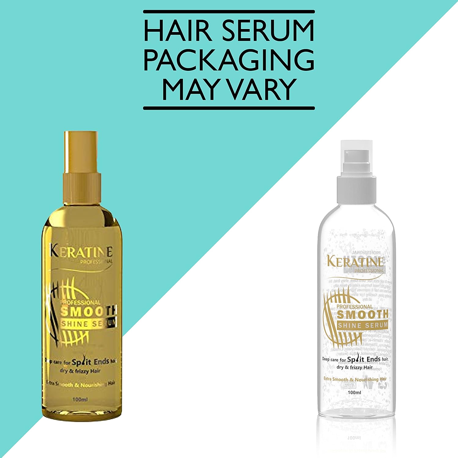 Keratine Shampoo, Hair Mask And Serum Kit (500ml) - Nourishing Formula — Combo (view 7)