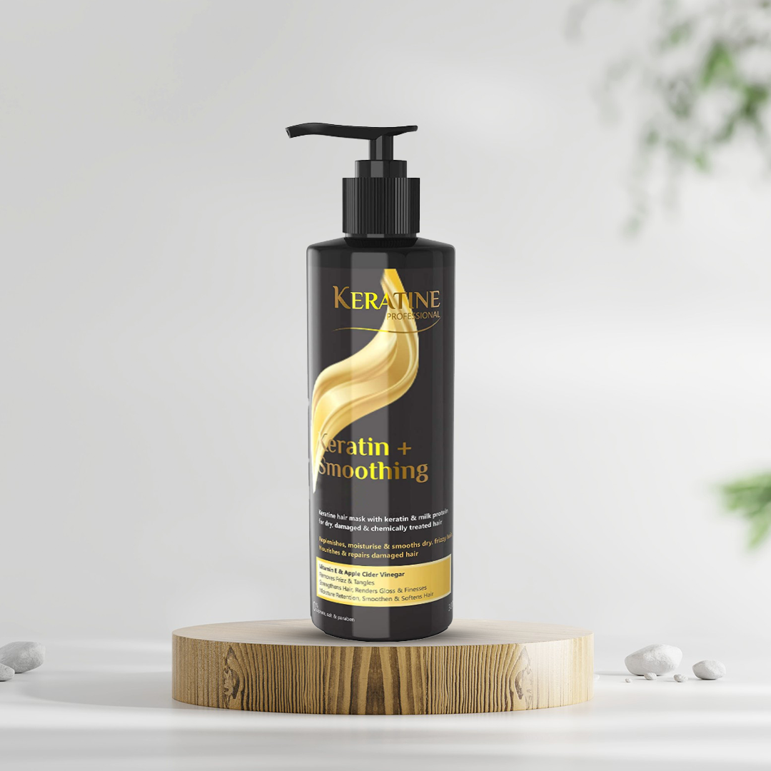 Keratine Professional – Smoothing Shampoo with Frizz Control – 300ml & Tames Frizz for Smooth Hair — Shampoo (view 2)