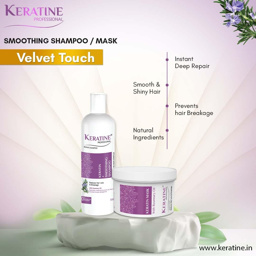 Keratine Professional Sulphate-Free Hair Shampoo with Rosemary Oil – 500ml & Nourishing & Smoothing Shampoo for Healthy Hair — Shampoo (view 5)