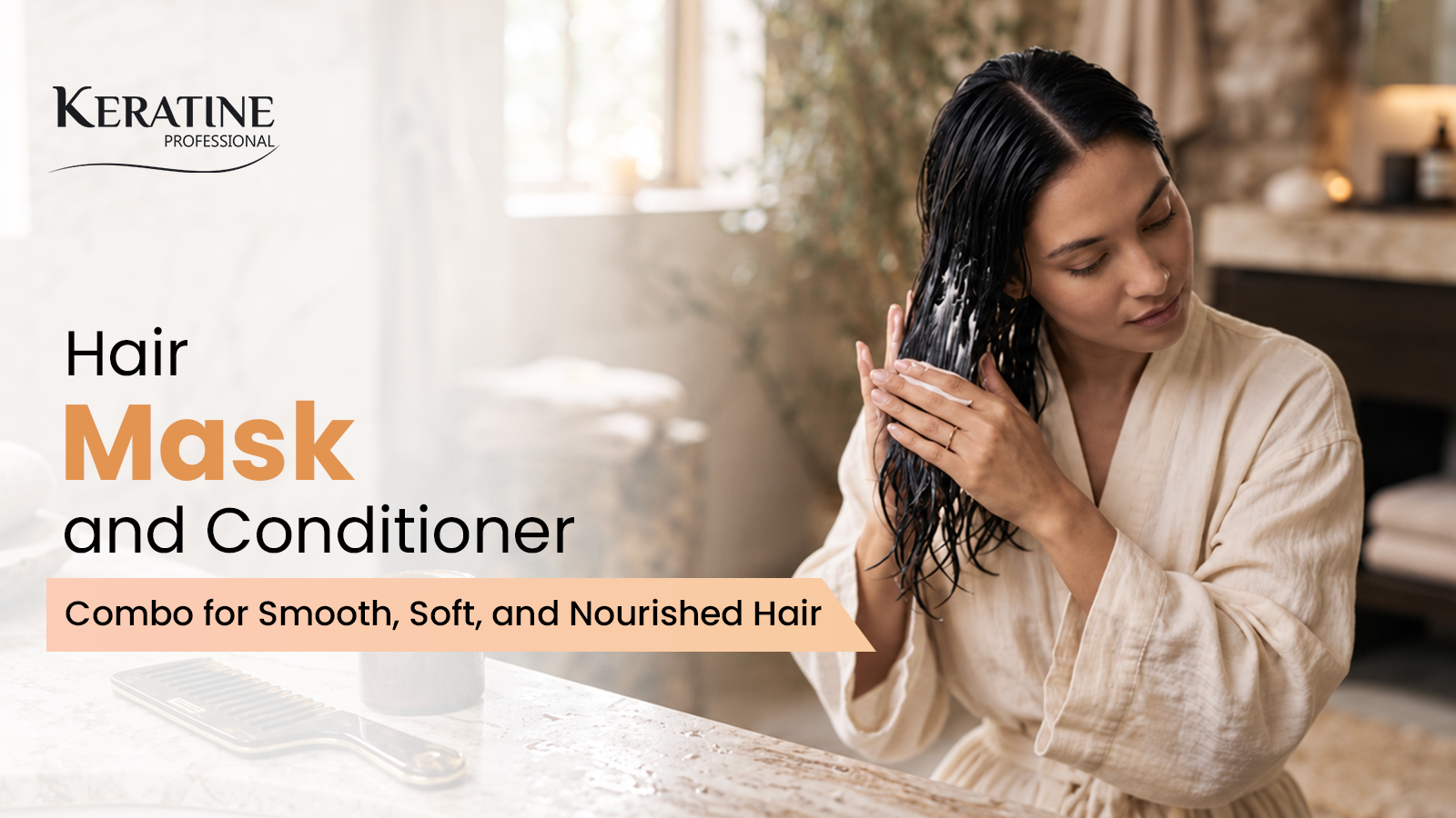 Hair Mask and Conditioner Combo for Smooth, Soft, and Nourished Hair