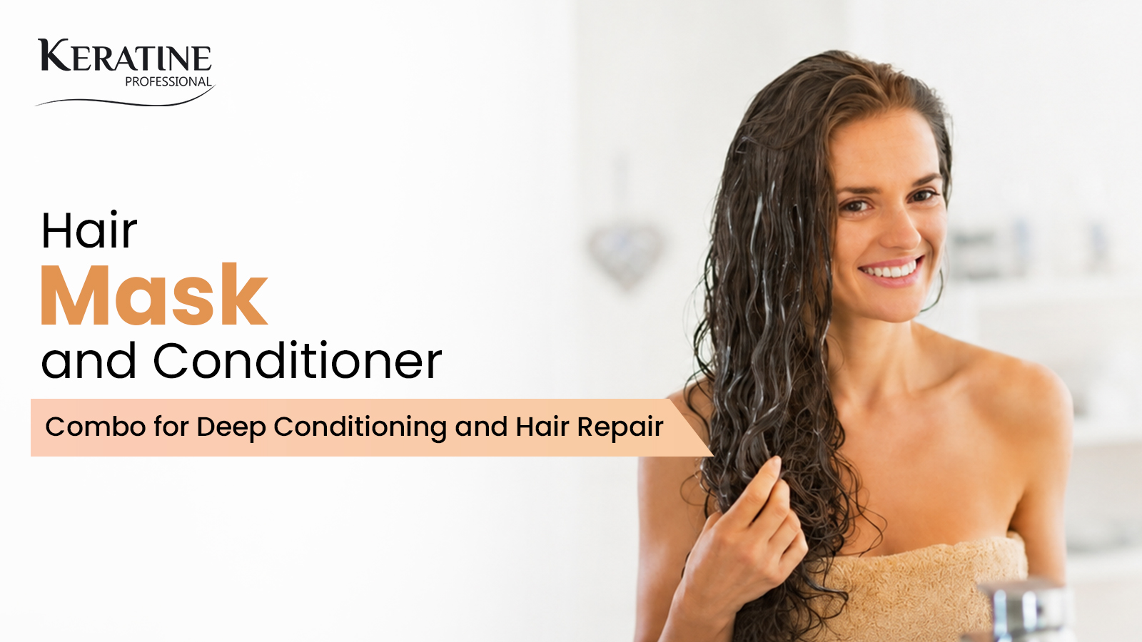 Hair Mask and Conditioner Combo for Deep Conditioning and Hair Repair