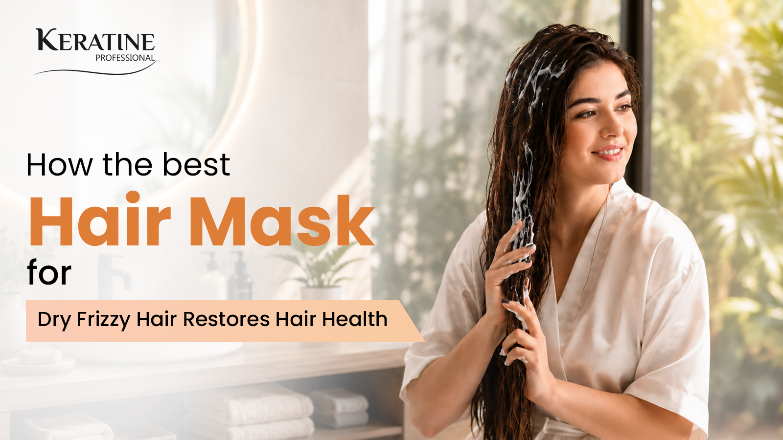 How the Best Hair Mask for Dry Frizzy Hair Restores Hair Health
