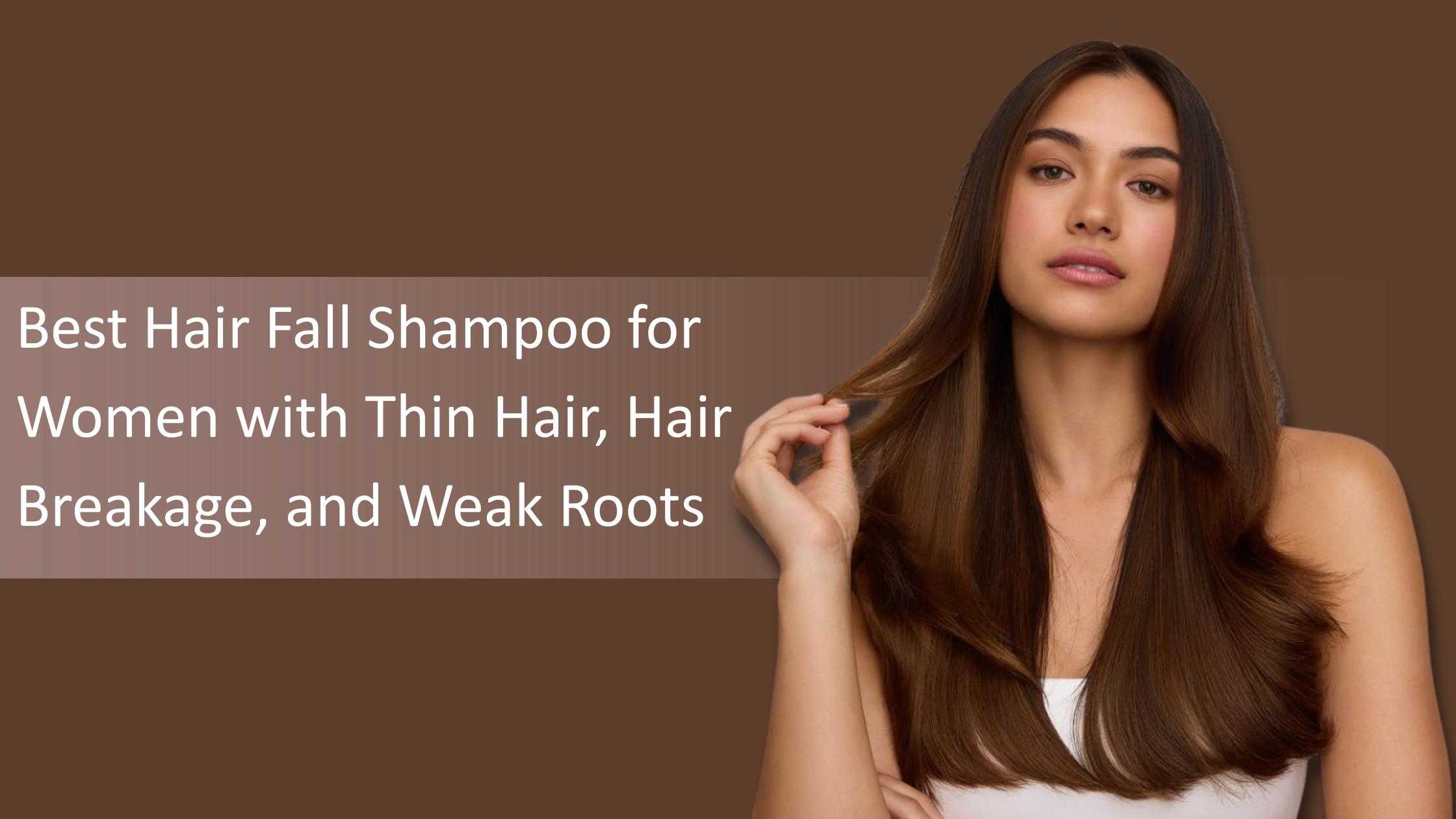 Best Hair Fall Shampoo for Women with Thin Hair, Hair Breakage, and Weak Roots