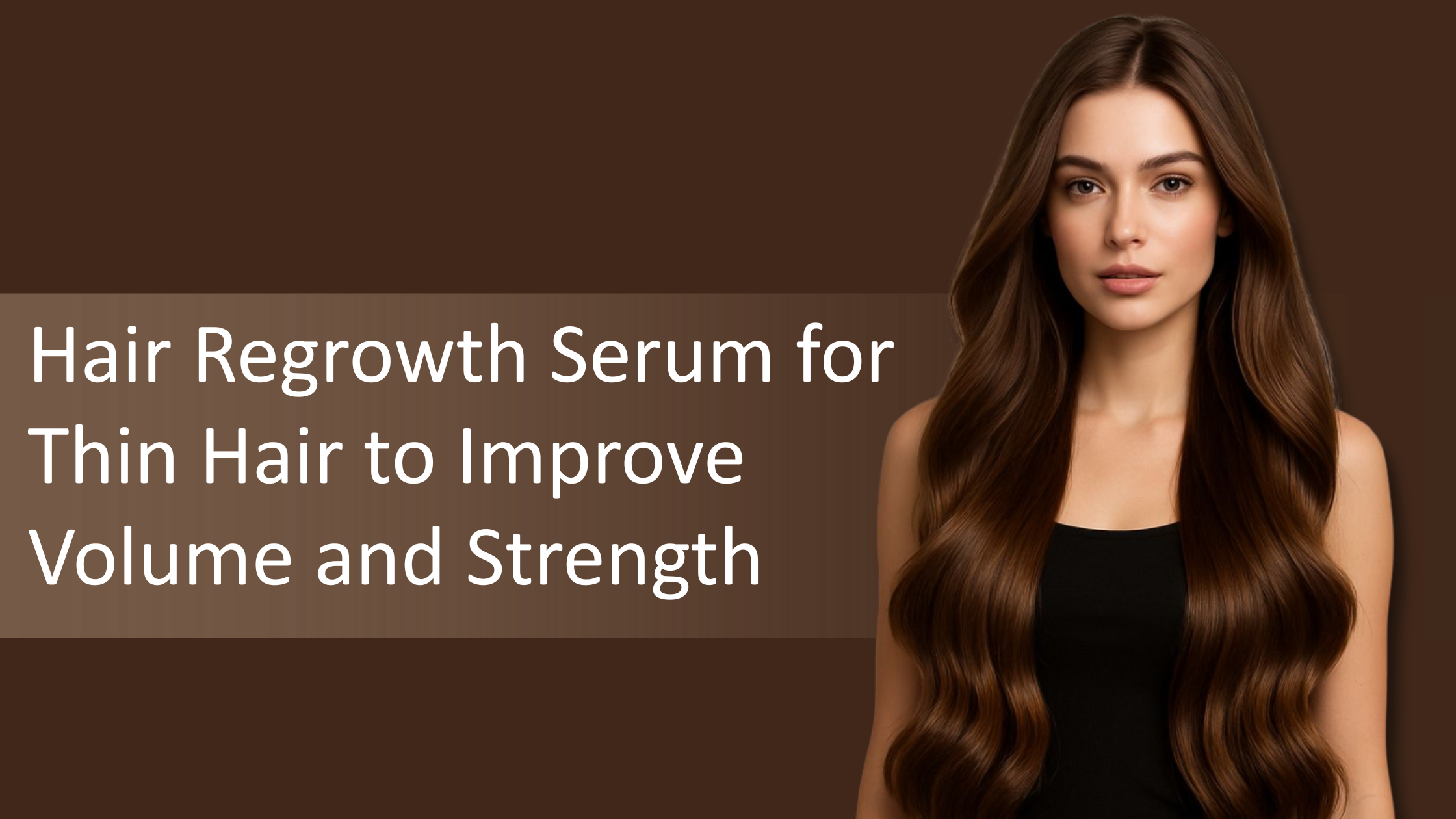 Hair Regrowth Serum for Thin Hair to Improve Volume and Strength