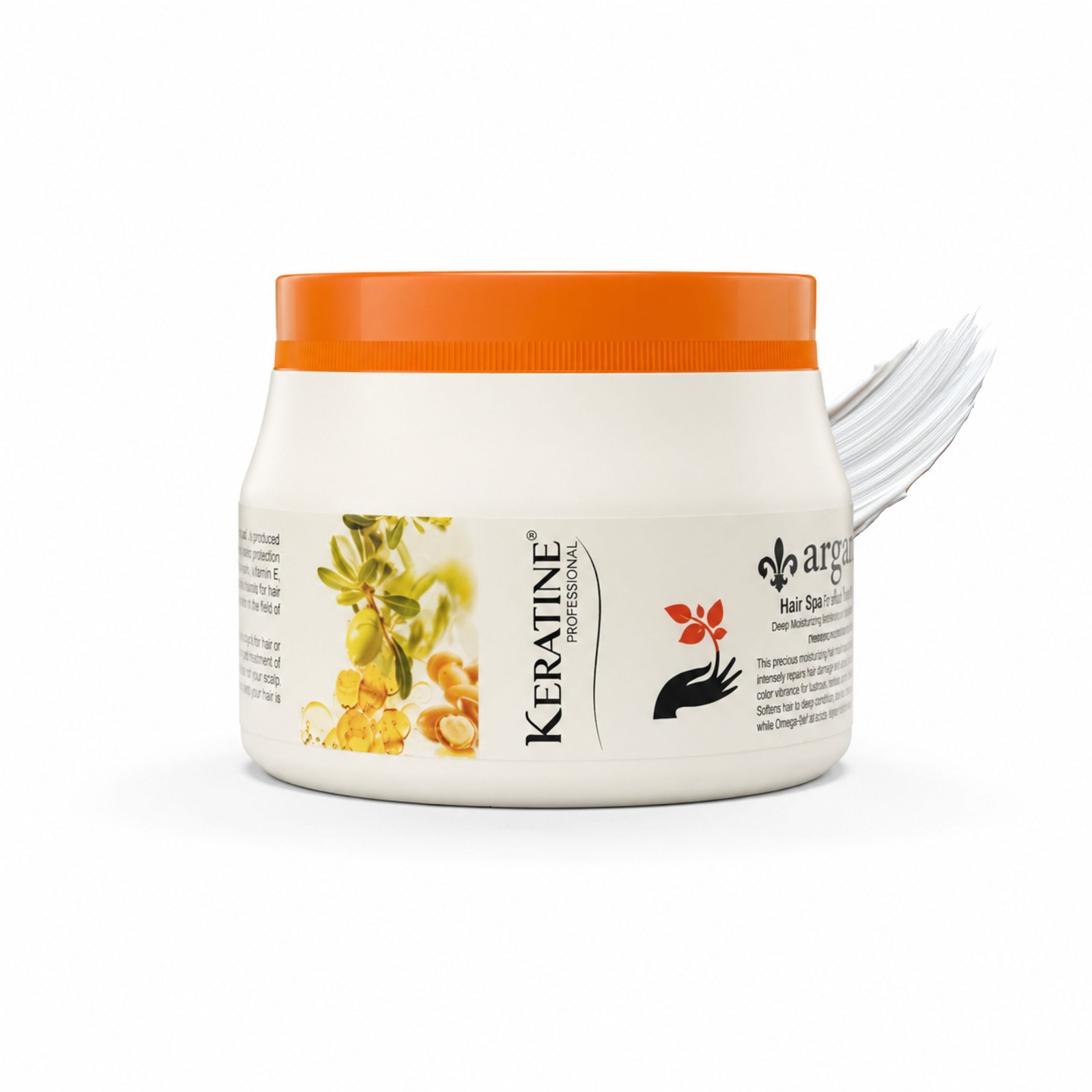 Keratine Professional – Argan Oil Hair Spa with Sulphate-Free Repair – 500ml & Deep Nourishment & Repair & Ideal for Dry and Frizzy Hair